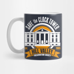 Back to the Future Save the Hill Valley Clock Tower Mug